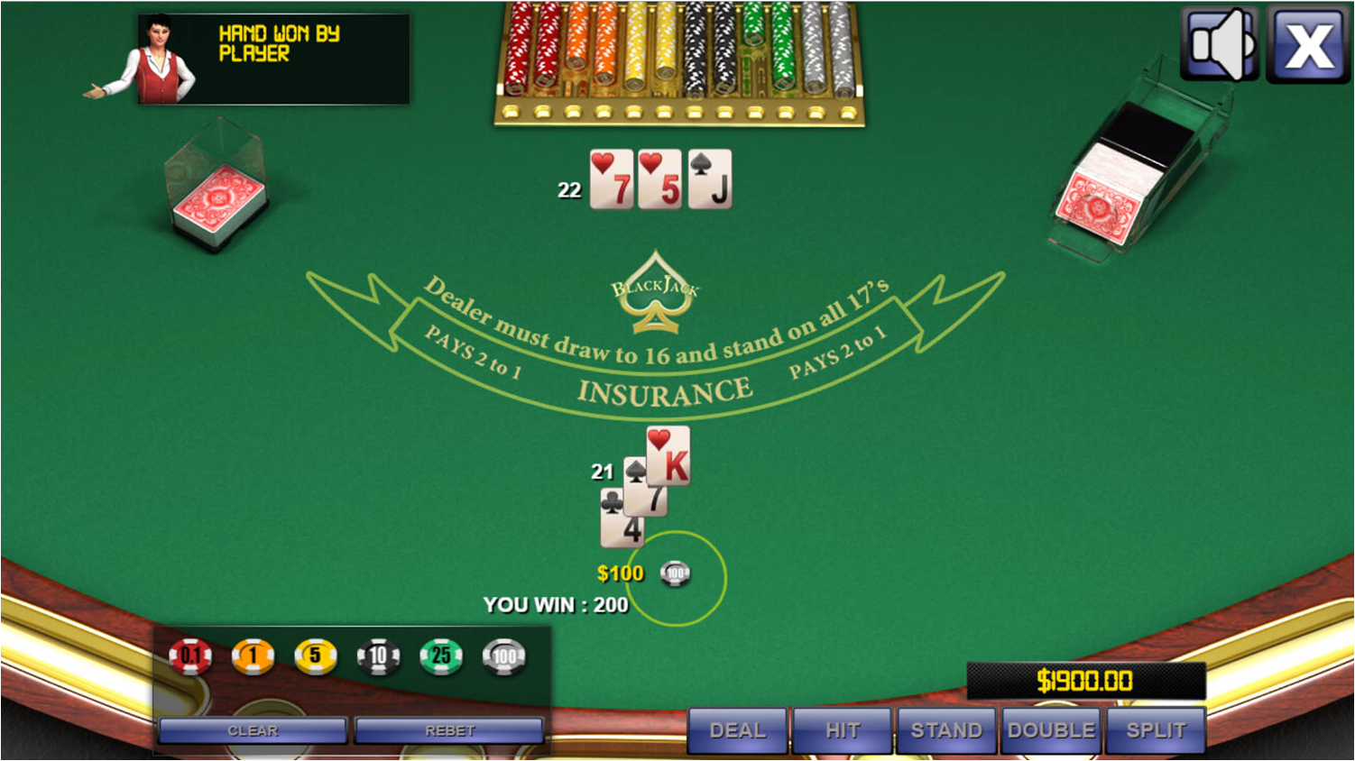 Jogo BlackJack